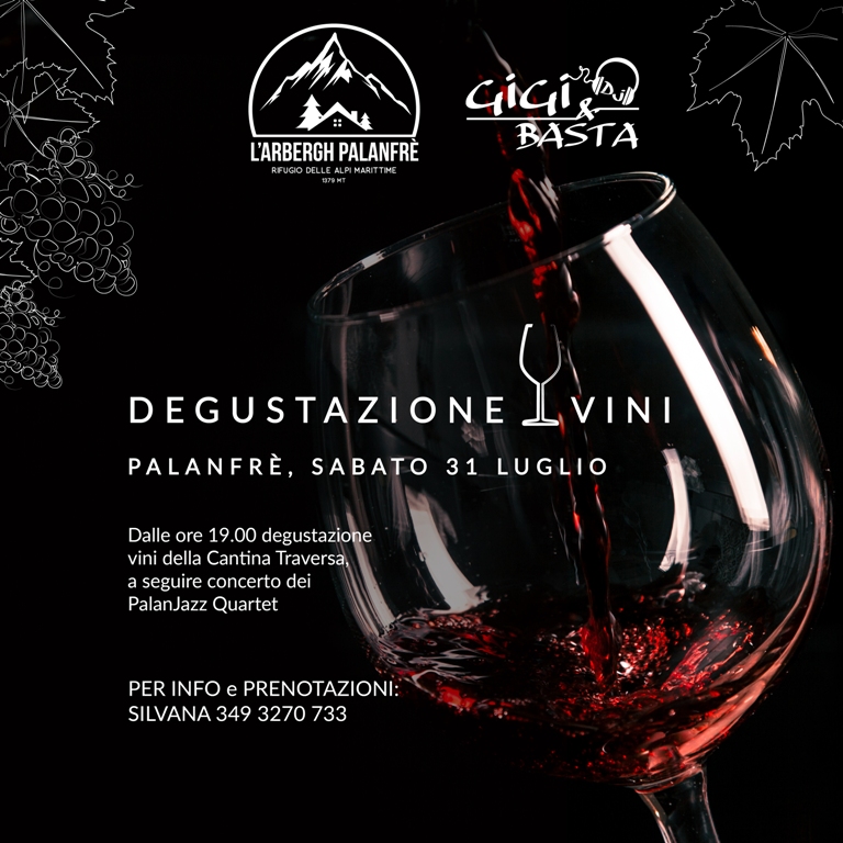 Degustazione vini al Rifugio l'Arbergh